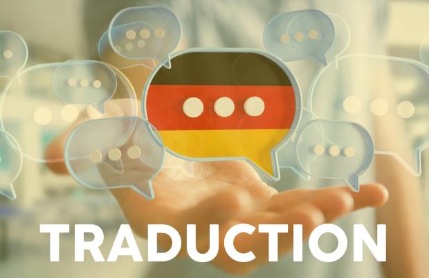 Le site est désormais disponible en allemand
